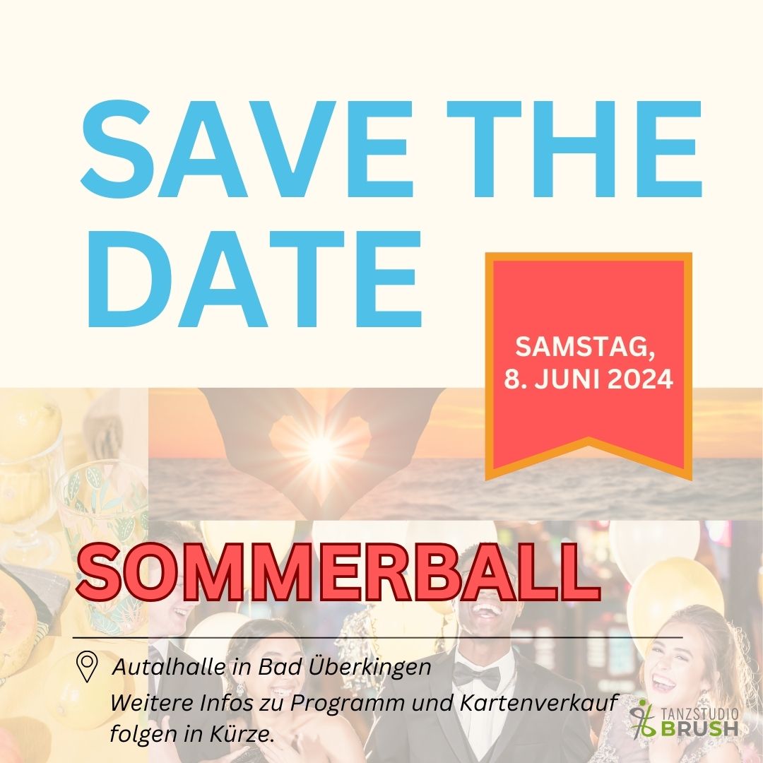 Save the Date Sommerball